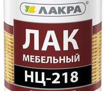 фото Лак ЛАКРА Лак для отделки мебели ЛАКРА НЦ-218 0,7 кг глянцевый