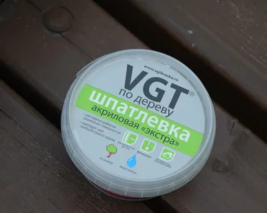 фото Шпаклевка по дереву ВГТ Экстра 0,3кг