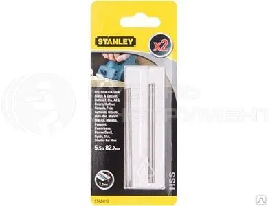 Фото №0 Ножи д/рубанкков HSS 5,5х82х1,2мм STA24192-XJ DeWALT