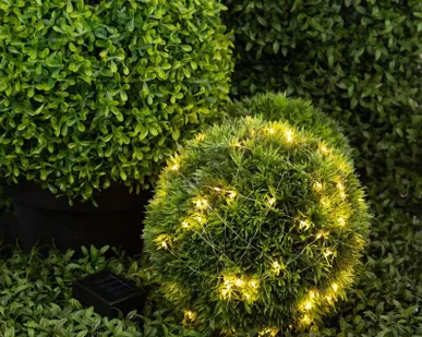 фото Гирлянда садовая "Нить" ERASF22-18 21.9м тепл. бел. на солнечной батарее Эра Б0053369