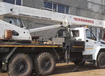 Фото №1 Аренда автокрана (автомобильного крана) Челябинец КС-45721-17 на шасси Урал-4320, Челябинск