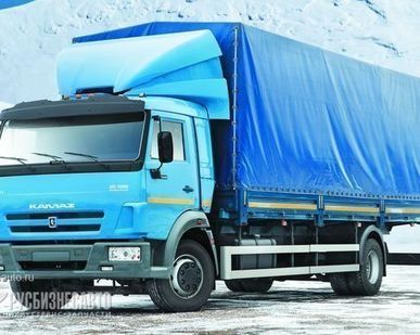 фото КАМАЗ 5308-6013-23 (А4) борт тент ( Евро 4)