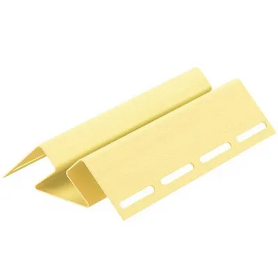 Фото №0 Профиль для сайдинга Docke STANDART и PREMIUM Внутренний угол Лимон