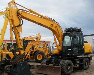 фото Аренда колесного экскаватора Hyundai R170W-7, Москва