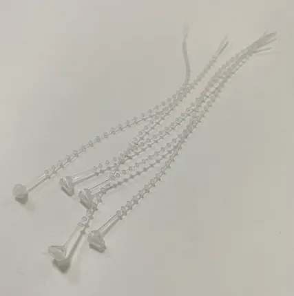 Фото №0 Крепление этикетки узловоое фиксирующееся по длинне 0-127,5мм (петля-фикс), Loop 5 фиксатор (5000шт)