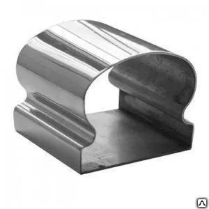 фото Отвод для поручней зеркальный, размер 65x37.5 мм