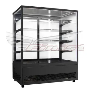 фото Витрина холодильная напольная Финист JOBS J-127-146 (краш.сталь, черный муар RAL 9005)