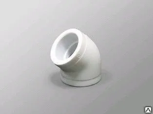 Фото №0 Угол 45 градусов, полипропиленовый, Ду20 мм