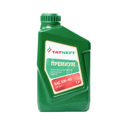 Фото №0 Масло моторное полусинтетическое Татнефть Премиум 5W-40 1 л 5W-40