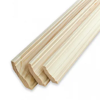 Фото №0 Плинтус разнобокий ПРС-50 бессучковый сращенный L=2,1-2,2м Карпинск*10