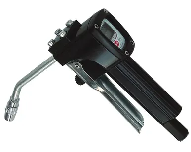 фото GREASTER - Пистолет для смазки со счетч. oz/lb, (жесткий носик, Z-шарнир), 1/4" NPT