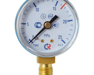 фото Манометр кислородный 25,0 МПа (001.050.802)