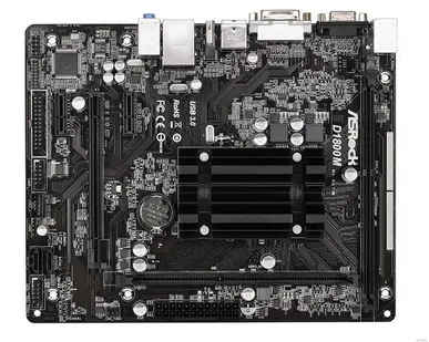 фото Материнская плата c процессором ASRock D1800M 
(Cel J1800, 2xDDR3, USB 3.0,