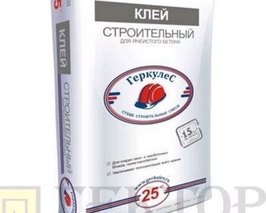 фото Клей Геркулес для ячеистого бетона, 25кг (48)