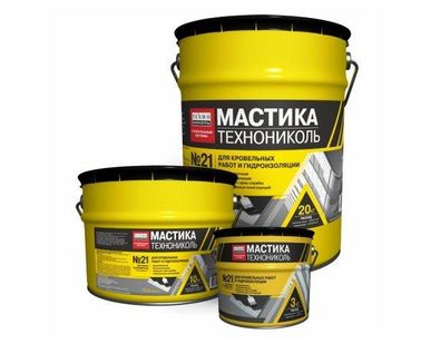 фото Мастика битумная Технониколь № 21 МКТН 20кг 2,5 - 5,7 кгм2