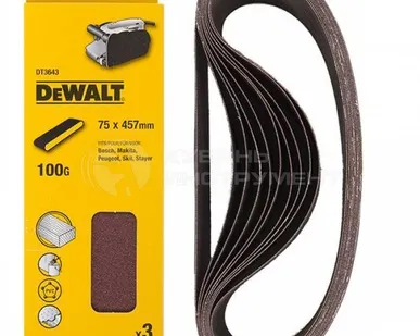 фото Лента шлифовальная 75*457 100G DT 3643 DeWALT DeWALT