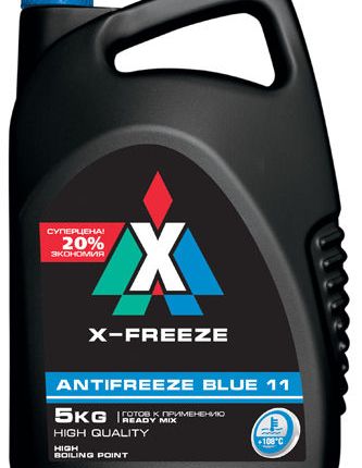 Фото №0 Антифриз X-Freeze Blue (синий) 5 кг 430206066