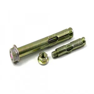 фото Анкерный болт с гайкой 8х100, желтопассированный HNM