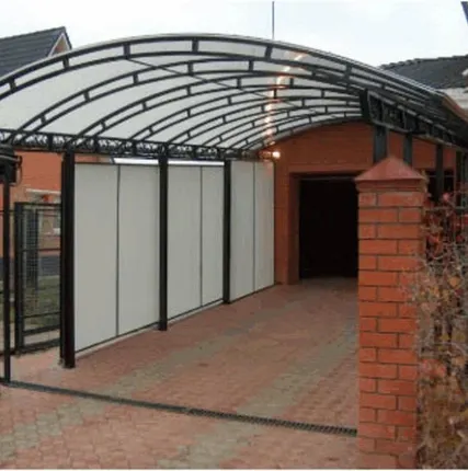 Фото №0 Изготовление навесов металлических