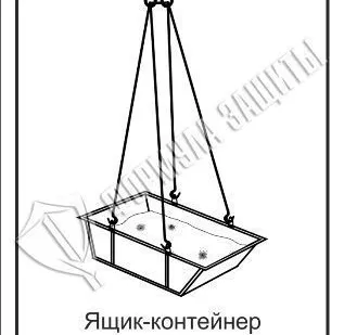 фото Схема «Ящик-контейнер для раствора V = 2 м3» (300х400 мм)