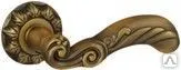 фото Ручка дверная &quot;Паола&quot;, бронза ант. мат, декорат. роз.