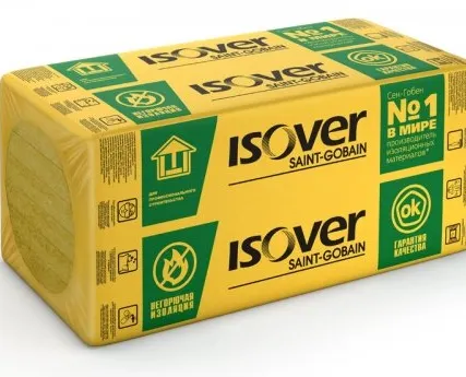 Фото №0 Утеплитель ИЗОВЕР Стандарт 1200*600*50 5,76м2,0,288м3,8п.