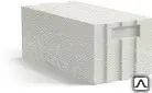 фото Газобетонные блоки БСП М500 625х250х400 паз-гребень