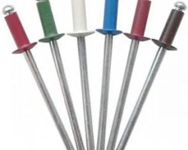 фото Заклёпки цветные 3.2х8 мм (упаков. 100 шт), шт