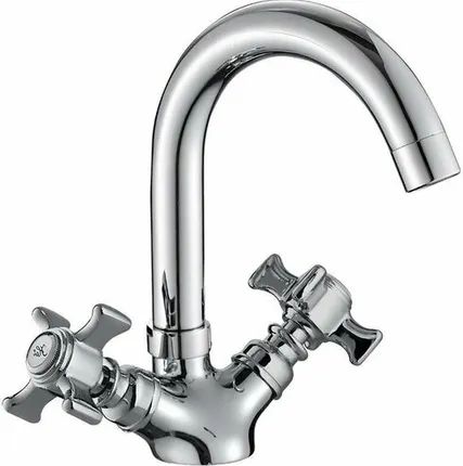 Фото №0 Смеситель для раковины Agger Retro-X A1701100 двухзахватный 323