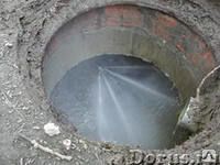 фото Прочистка и очистка внутренней канализации