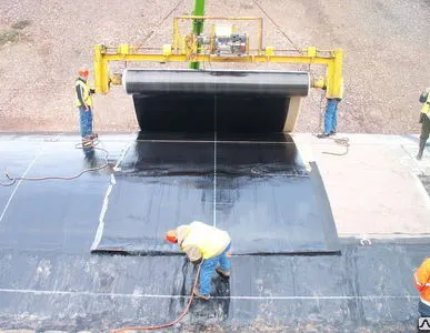 фото Геомембрана HDPE 2.0 мм; HDPE 2.0 Г