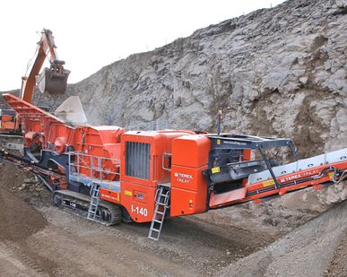 фото Дробильная установка  TEREX/FINLAY I-140
