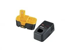 Фото №0 Стартовый комплект: аккумулятор NiCd 18В и зарядное устройство Ryobi BCP 1817 M