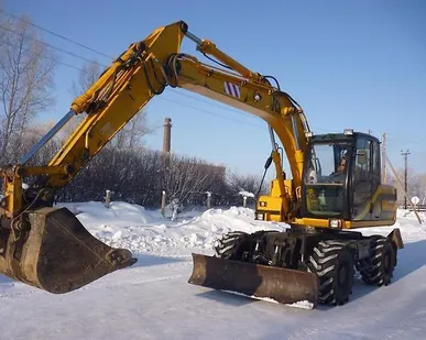 фото Аренда колесного экскаватора JCB JS 145W, Услуги колесного экскаватора JCB JS 145W