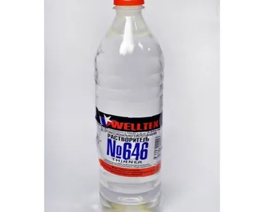 фото Растворитель №646 (стекло) 0,5л WELLTEX
