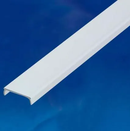 Фото №0 Экран для профиля UFE-R08 FROZEN 200 POLYBAG Матовый рассеиватель для алюминиевого профиля, пластик. Длина 200 см. ТМ Uniel.