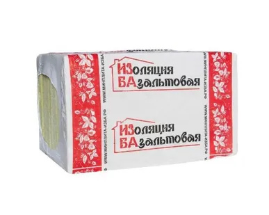 фото Базальтовый утеплитель Супер Лайт (1000х600х50 мм) 8шт. 4,8м2 (0,24м3) ИЗБА