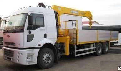 фото SOOSAN SCS 736 на FORD CARGO 2532 DC кран манипулятор