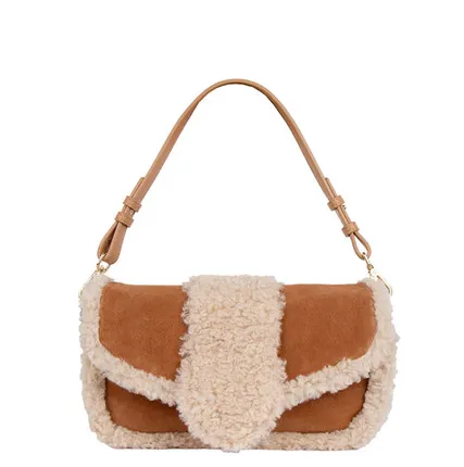 Фото №0 Коньячная замшевая сумка Кортина TJ COLLECTION YB 5232034 CGS