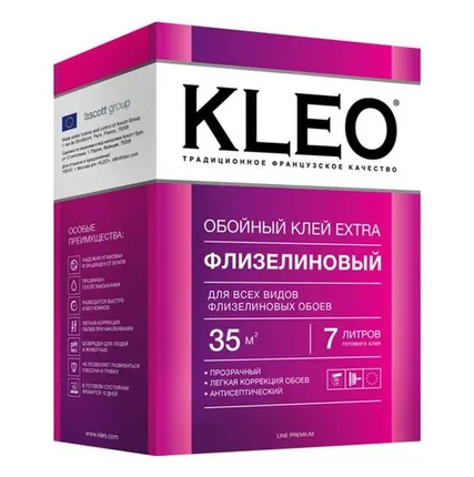 Фото №0 Клей KLEO Extra, 250гр. для флизелиновых обоев на 25кв.м