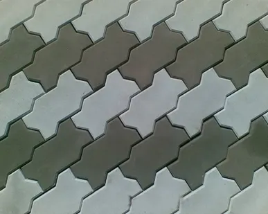 фото Тротуарная плитка "Волна" 222х110х60 мм, цвет Серый