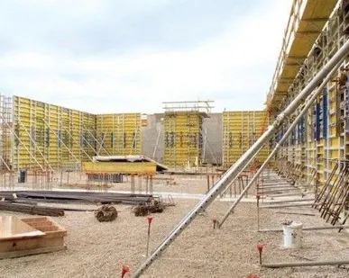 фото Аренда опалубки для бетонирования стен и фундаментов Doka Framax