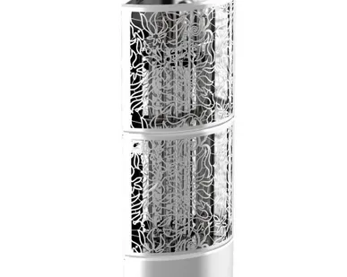 фото Печь Sawo Dragonfire HeaterKing DRFT6-90NS-CNR-P (дизайнерская, угловая, без пульта)