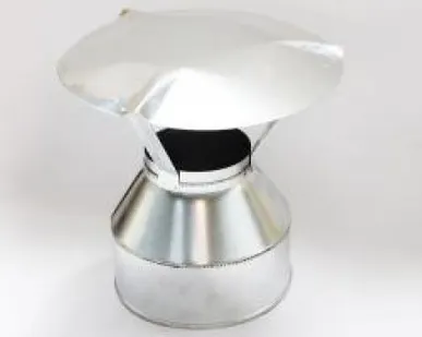 фото Оголовок с зонтом 115/200 оцин, нерж, 0,5мм 0,5мм УМК