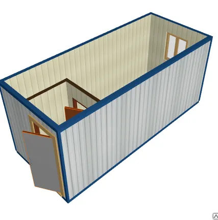 Фото №0 Блок контейнер БК 01 внутренняя отделка панели ПВХ/ МДФ