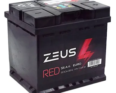 фото Аккумулятор ZEUS RED 55 Ач о.п. L1