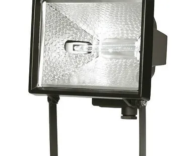 фото Светильник ИО 150 галогенный черный IP 54