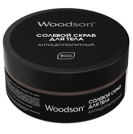 Фото №0 Скраб для тела банный WoodSon Антицеллюлитный солевой, 170 мл (арт. WK41)