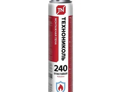 фото Пена монтажная ТЕХНОНИКОЛЬ 240 PROFESSIONAL огнестойкая 950 гр