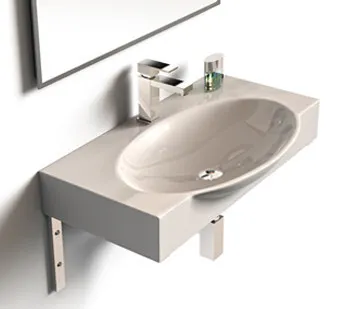 фото Sanita Luxe Infinity INF76SLWB01KR умывальник на кронштейнах 75 см